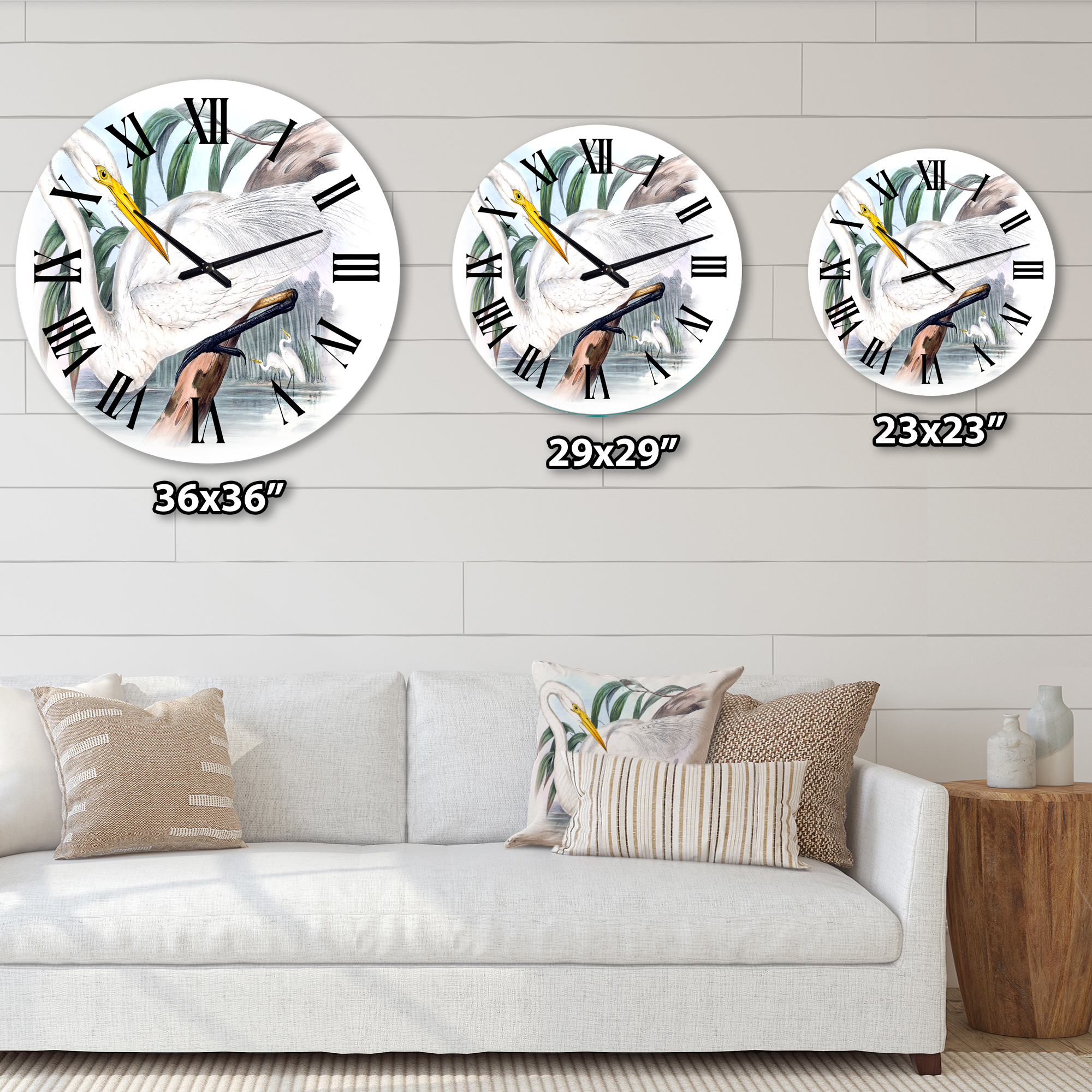 Designart 1 in Quartz Traditional Wall Clock