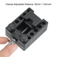 thumbnail image 4 of Uxcell Watch Back Case Cover Remover Holder Plastic Column Adjustable 32mm PE Black, 4 of 5