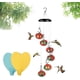 thumbnail image 1 of Encantres comederos de colibríes, comederos de colibríes de jardín Greenleaves para colibríes, comederos para colgar al aire última intervensión, a prueba de hormigas y abejas, comederos para, 1 of 3