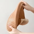 thumbnail image 5 of Pantuflas de algodón con forro de felpa para mujer de Pallene, pantuflas de algodón cálidas y cómodas para interiores y exteriores, suaves y antideslizantes, 5 of 5