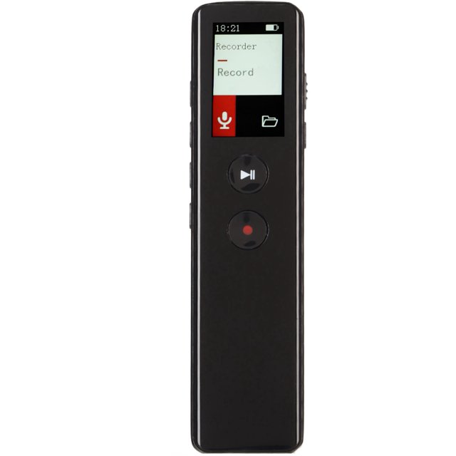 Digital Voice Recorder with Speaker, BT 5.0 Recording Device, DSP Noise Reduction, Voice Activated, One Button Recording, Playback Function, Automatic Save