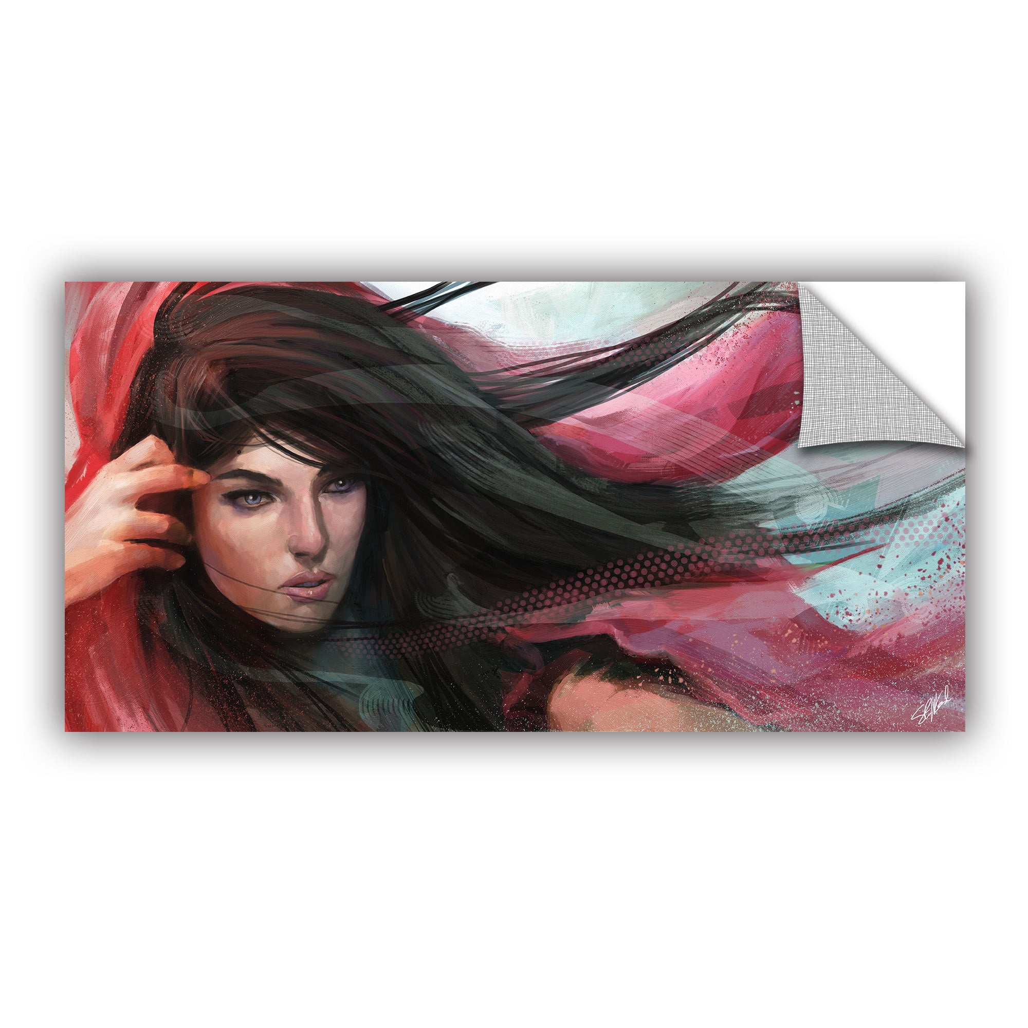 ArtAppealz Steve Goad "Wind" Removable Wall Art