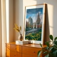 thumbnail image 2 of Tulips & Washington Square Arch - Manhattan New York Photography Oak Framed Wall Art Print 16 x 24 inches, 2 of 59