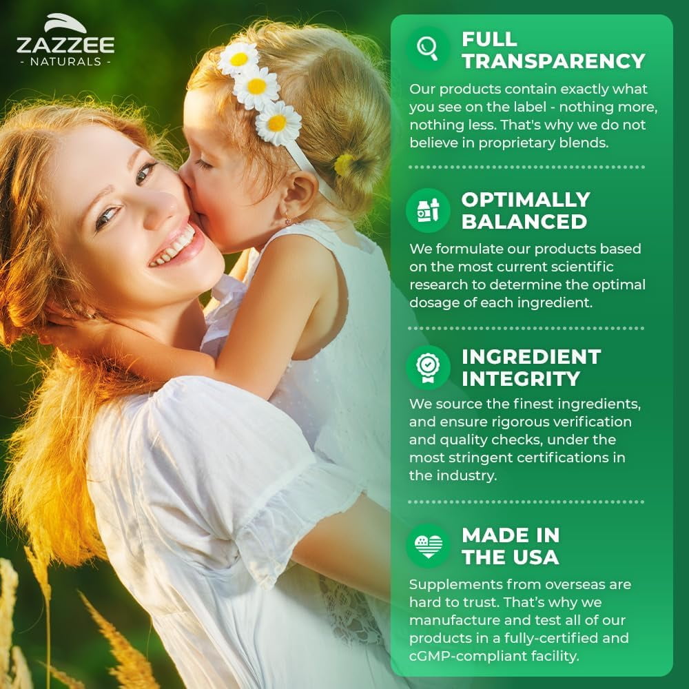 Zazzee Myo-Inositol Powder 2000 mg – Supports Fertility & Reproductive Health – 100% Pure