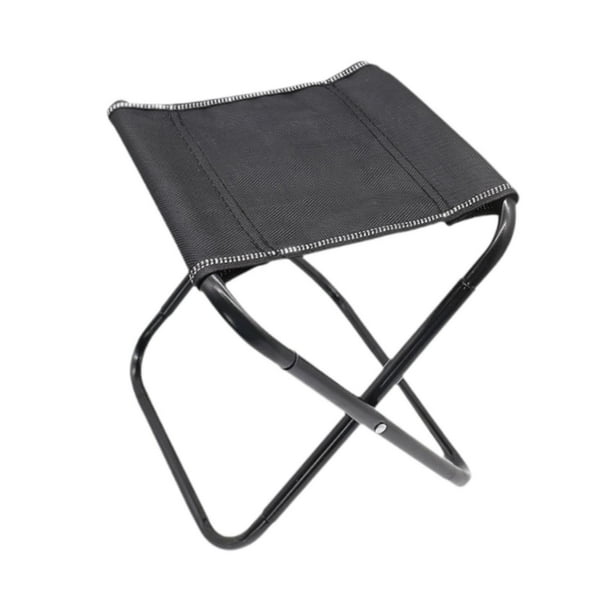 Taburete plegable para acampar, portátil, ligero y compacto para exteriores, ideal para pescar. SG