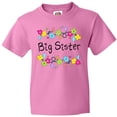 thumbnail image 3 of Inktastic Big Sister - bright flowers Youth T-Shirt, 3 of 5
