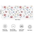 thumbnail image 3 of Pioneer Flower Floral Print Pattern Bathroom Rugs Mat, Non Slip Microfiber Bathroom Rug with Rubber Backing, Soft Mats for Bathroom Floor Tub Shower, 24"x60", 3 of 5