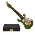 thumbnail image 1 of Miniature Electric Guitar Model Exquisite Durable Alloy Electric Guitar Ornament for Bookcase Desktop Music Room, 1 of 4