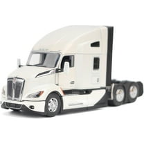 Diecast Masters 1/50 Pearl White Kenworth T680 76in High-Roof Sleeper Cab Tandem Tractor 71119