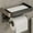 A290 bathroom organizers and storage clearance under $5, variant on kkbbma under $5 Toilet Paper Holder Wall Mount, Black Toilet Paper Holder with Shelf, Rustproof Stainless Steel Self Adhesive Toilet Paper Holder, Black Bathroom Toilet Paper Holder
