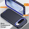 thumbnail image 3 of Dteck Case for Google Pixel 9 Pro XL,Shockproof 3-Layer Protection Case Military Grade Protective Cover for Google Pixel 9 Pro XL,Navyblue, 3 of 7