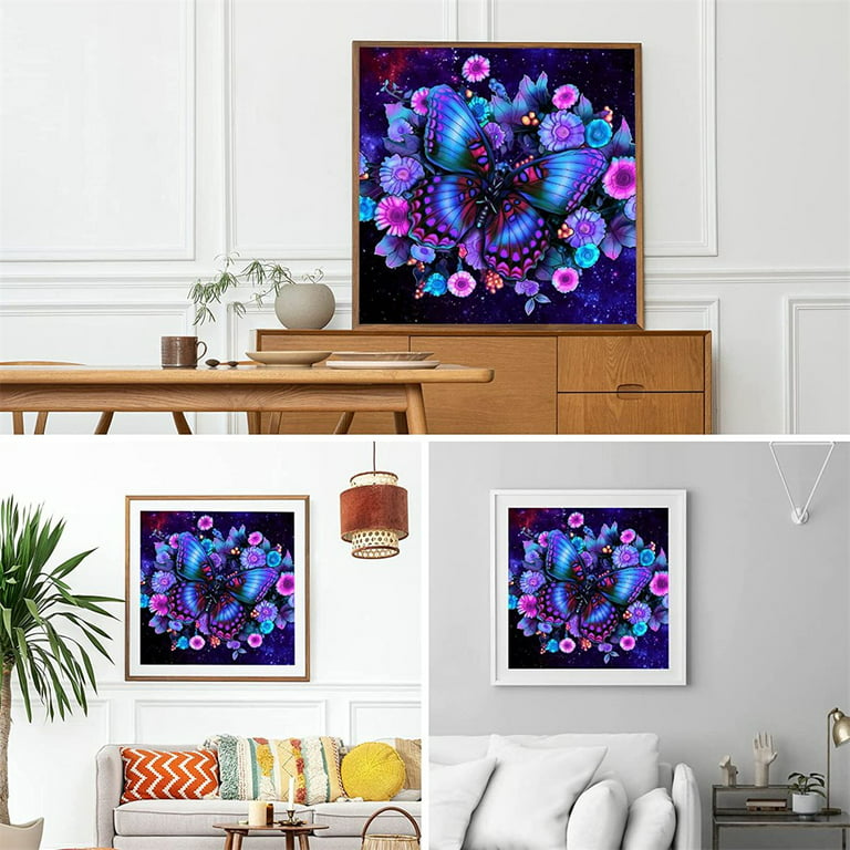 Adult 5d Diamond Painting Kit, Beginner's Full Drill Colorful Butterfly  Diamond Art Kit, Gift For Home Wall Decoration