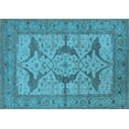 thumbnail image 1 of Ahgly Company Indoor Rectangle Oriental Light Blue Industrial Area Rugs, 7' x 9', 1 of 4
