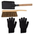 thumbnail image 1 of Fireplaces Clean Tools, Insulated Fireplace Shovel Brush Set Dustproof Soft Bristles Scratch   for Chimney, 1 of 8