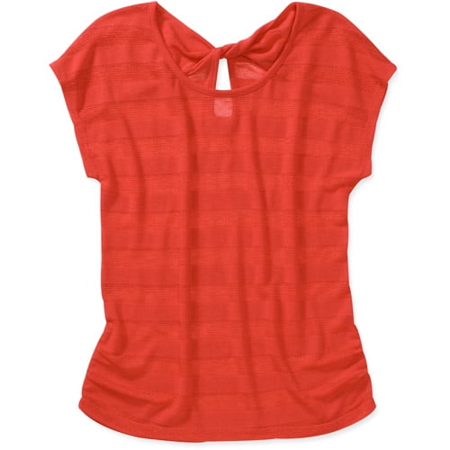 Faded Glory Women's Twist Keyhole Tee - Walmart.com