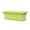 Green, variant on Rectangular Plastic Planter Pot, Large Capacity Flower Box with Drainage Tray for Vegetables & Herbs, for Balcony, Patio & Indoor Gardening Blue