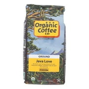 The Organic Coffee Co Ground Coffee Regular Roast Java Love 12 oz Pack of 2