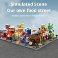 thumbnail image 2 of Plastic Building Blocks Set - Create Fun Food Stores, Develops Imagination, 2 of 7