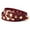 Wine Red, variant on Fianmy Fashion Leather Belt for Women, Studded Ladies Belts Punk Belt for Jeans Dress