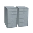 thumbnail image 2 of Impressions Vanity SlayStation 5 Drawer Makeup Vanity Storage Unit with Drawer Knobs (Pink), 2 of 6