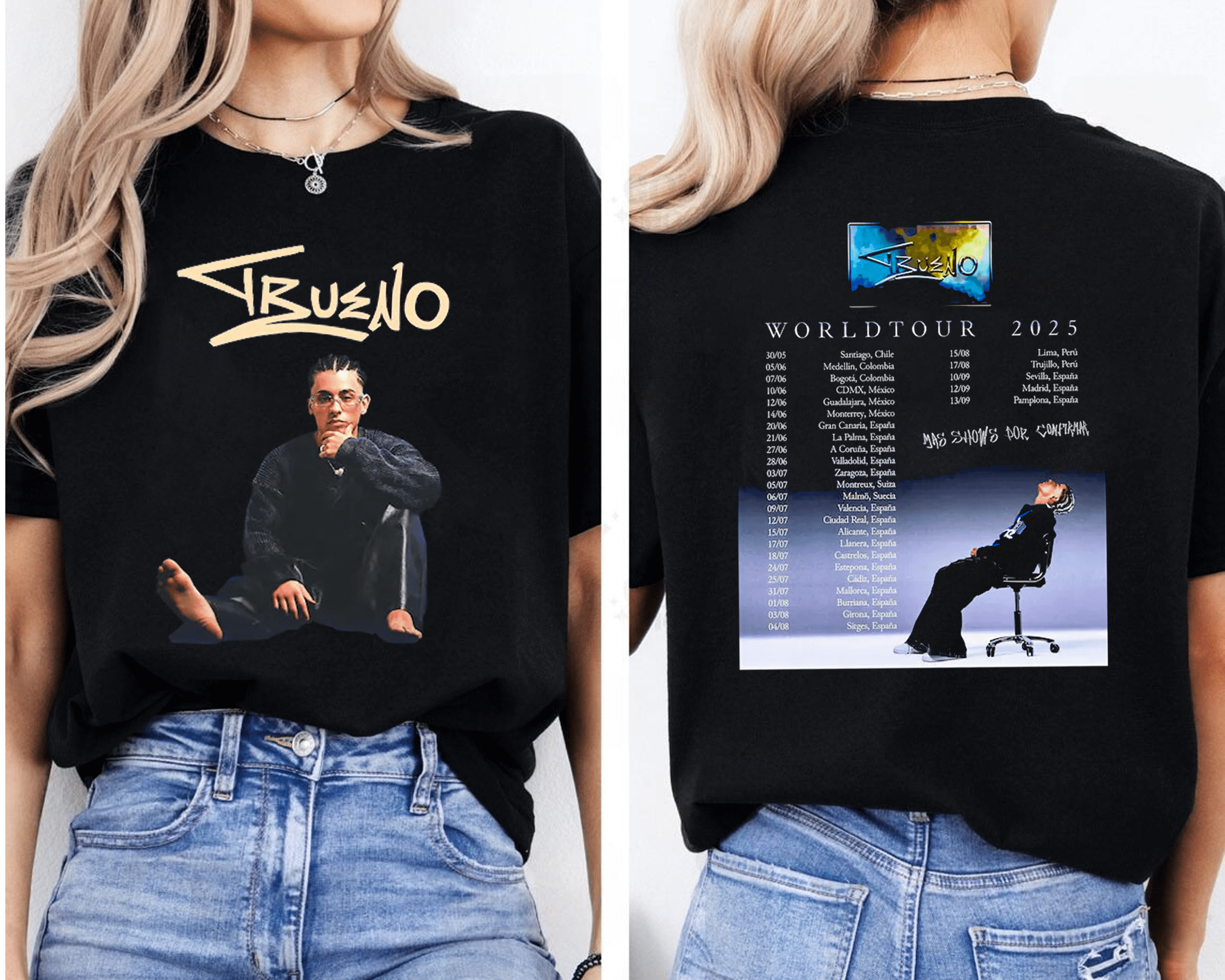 Central Cee CAN'T RUSH GREATNESS World Tour 2025 Graphic T-Shirt