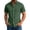 Army Green, variant on WIZUTIZ Men's Casual Button Up Shirt Solid Color Short Sleeve Lapel Polyester Spandex Stretch Business Summer Top for Office Daily Outdoor Wear Mens Fashion