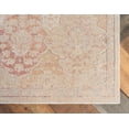 thumbnail image 6 of Unique Loom Verona Augustus Rug Beige/Red 2' 2" x 6' 9" Runner Border Bohemian Perfect For Bathroom Hallway Mud Room Laundry Room, 6 of 6