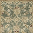 thumbnail image 6 of SAFAVIEH Antiquity Lagrange Floral Bordered Wool Runner Rug, Teal Blue/Taupe, 2'3" x 10', 6 of 7