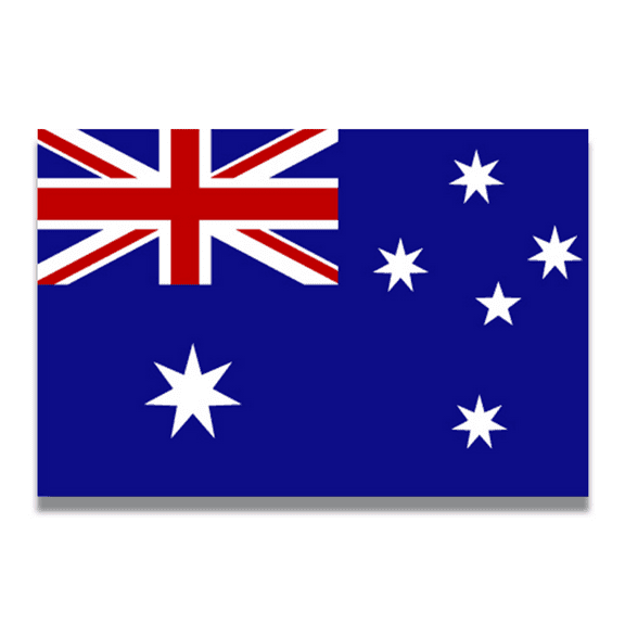 Magnet Me Up Australia Australian Flag Vinyl Automotive Magnet Decal, 4x6 Inches