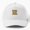 White, variant on Grandpa Is My Name, Bridge Is My Game Baseball Hat, Card Player Grandfather, Classic Cap