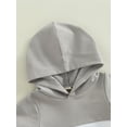 thumbnail image 5 of Bagilaanoe Toddler Baby Boys Hooded Short Sleeve Tops + Shorts 6M 12M 18M 24M 3T 4T Casual Summer Clothing, 5 of 8