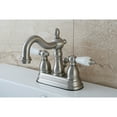 thumbnail image 2 of Kingston Brass KB1608PL Heritage 4 in. Centerset Bathroom Faucet, Brushed Nickel, 2 of 3
