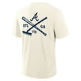 thumbnail image 3 of Men's Fanatics Cream Atlanta Braves Nostalgia Stadium Slub T-Shirt, 3 of 3