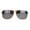 Gold Brown Mirror, variant on Mens Narrow Spring Hinge Officer Style Pilots Metal Sunglasses Gold Brown Mirror