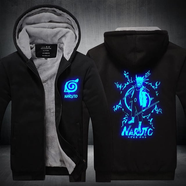 Japan Anime Naruto Akatsuki Print Men Hoodies Sweatshirt Streetwear Hoodie Men Women Oversized Sweatshirt Pullover HoodyXL Gao Jinjia LED
