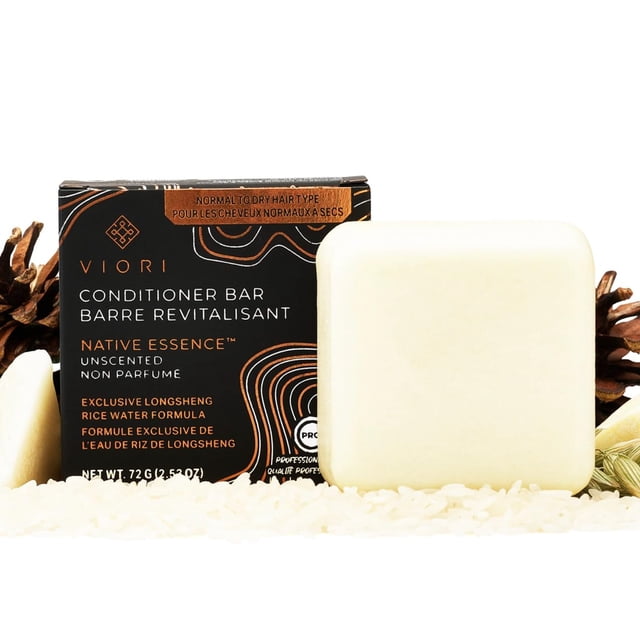 Viori Native Essence Conditioner Bar Made With Rice Water - Handcrafted All Natural Conditioner