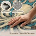thumbnail image 6 of ODIKA 5'x7' Washable Area Rug Doormat Nautical Ocean Motif Vintage Border Map Horror Rum Octopus Refined for Small Living Room, Bedroom, Easy Care, Non-Shedding, Pet Friendly, 6 of 7