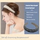thumbnail image 5 of Sonducket Diademas con cuentas de cristal con purpurina, tocado de punto Flexible para el cabello, tocado para mujer, fiesta, colorido brillante Accesorio para el cabello Plata Sonducket AP010971-08B, 5 of 5