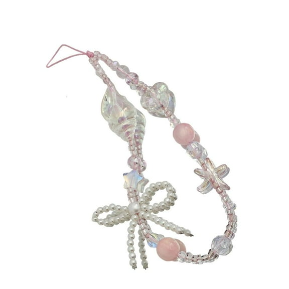 Yammee Eye Catching Mobile Phone Chain Handmade Beaded Cellphone Lanyard For Women Girls Telephone Strap Jewelry Drop-resistant
