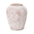 thumbnail image 4 of LuxenHome Marble Brown and White 12 Inch Tall Terracotta Vase, 4 of 7