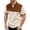 Khaki, variant on CAIVO Polo Shirts For Men Stylish Color Plaid Short Sleeve Shirt With Half Zip Stand Collar And Zippered Pocket Lapel Classic Fit Golf Tops For Vacation , XL