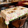 thumbnail image 1 of weibbin Easter Themed Disposable Tablecloth, Waterproof Plastic Party Decor, 1 of 7