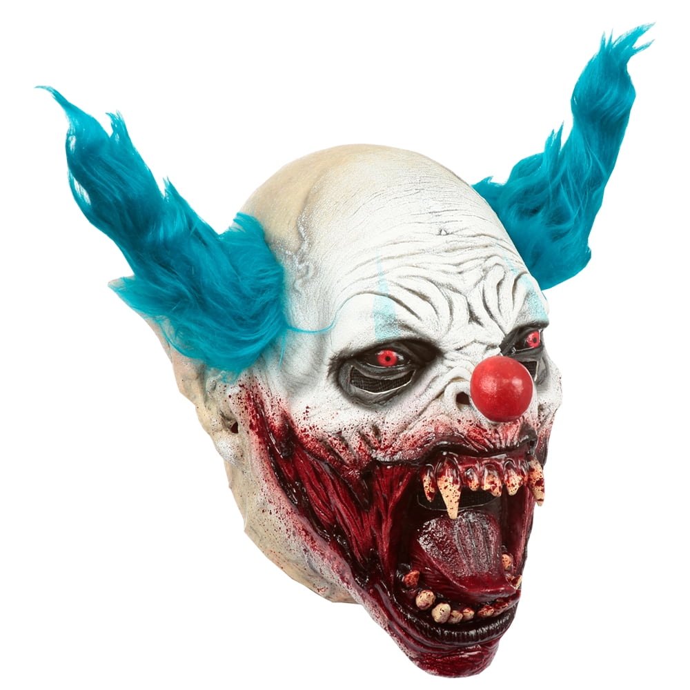 Zombie Clown Halloween Mask Latex Scary Clown IT Twisty Horror Fancy Party Masks 