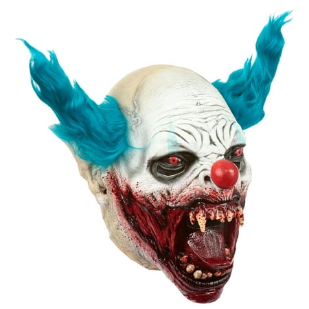 Adult Clown Vampire Scary Latex Mask