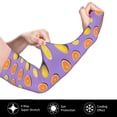 thumbnail image 3 of Goofa Yellow Lemon And Orange Pattern UV Sun Protection Arm Sleeves, UPF 50 Sports Cooling Arm Compression Sleeves for Men Women Teenager, 3 of 8