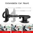 thumbnail image 4 of Type-C 3.1A Charger w Windshield Dash Car Mount L4J for Acer Liquid Jade Primo - Alcatel PulseMix, 7, Idol 5S 5 4S - ASUS Zenfone V Live, ROG Phone, AR 6 5z 4 Pro - Blackberry Motion, Key2, 4 of 11