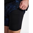thumbnail image 4 of Athletic Works Men's and Big Men's 2 in 1 Gym Shorts with Liner, 6" & 8" Inseams, Sizes S-3XL, 4 of 5