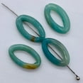 thumbnail image 4 of Picture Frame Amazonite Beads | 20x12x4mm | Blue | Oval | 4 Beads |, 4 of 12