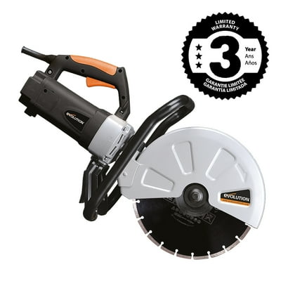 Evolution Power Tools 12" Concrete Saw, DISCCUT1