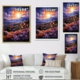 thumbnail image 4 of Designart "Spain landscapes Of Lavender I" Floral Floater Framed Canvas Wall Art, 4 of 7